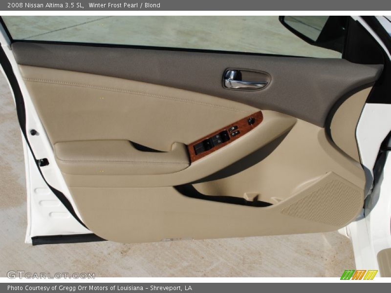 Winter Frost Pearl / Blond 2008 Nissan Altima 3.5 SL