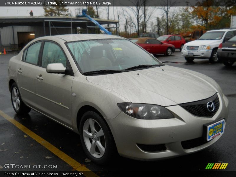 Shimmering Sand Mica / Beige 2004 Mazda MAZDA3 i Sedan