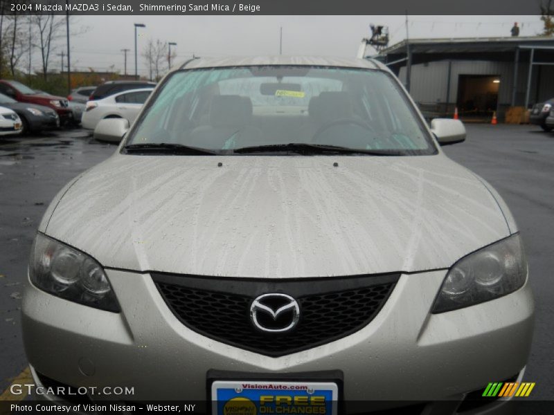 Shimmering Sand Mica / Beige 2004 Mazda MAZDA3 i Sedan