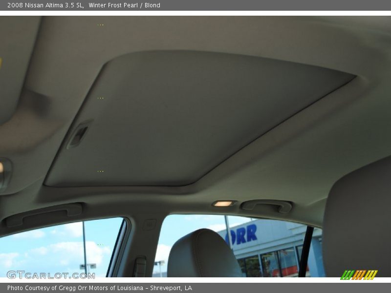 Winter Frost Pearl / Blond 2008 Nissan Altima 3.5 SL