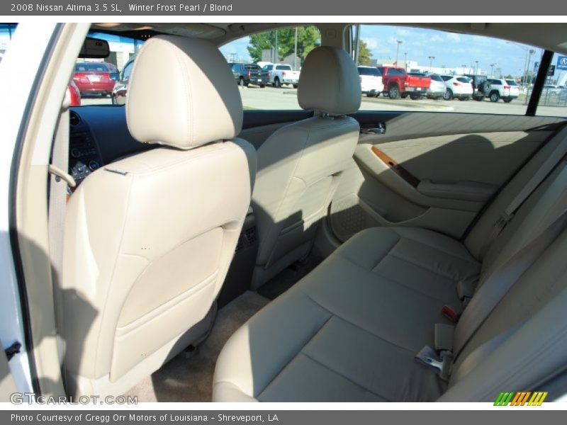 Winter Frost Pearl / Blond 2008 Nissan Altima 3.5 SL