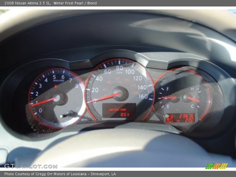 Winter Frost Pearl / Blond 2008 Nissan Altima 3.5 SL
