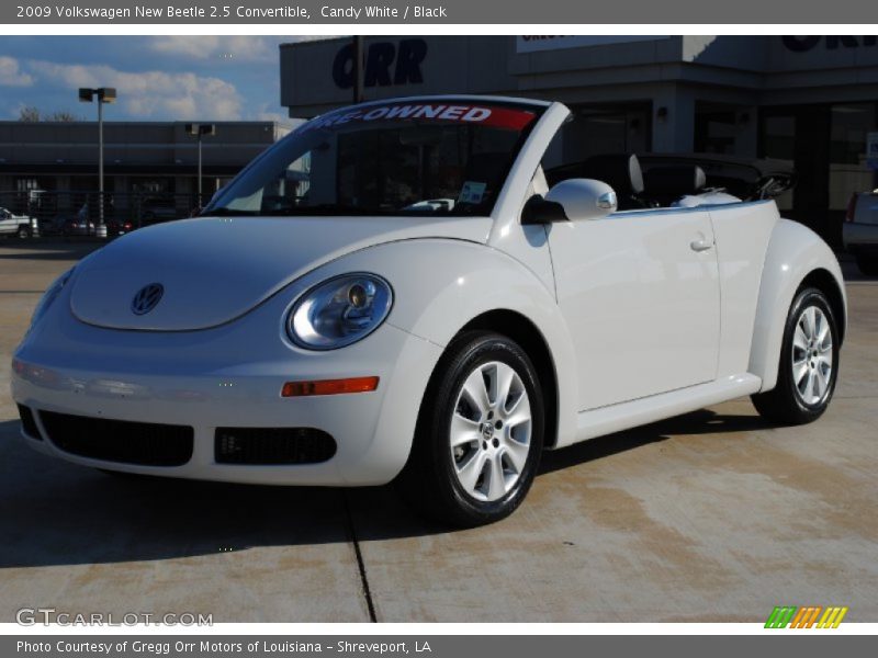 Front 3/4 View of 2009 New Beetle 2.5 Convertible