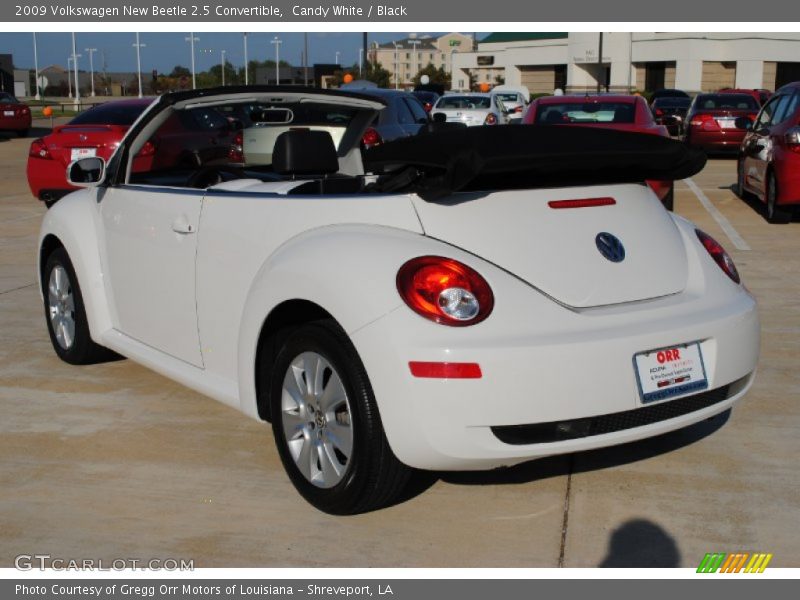 Candy White / Black 2009 Volkswagen New Beetle 2.5 Convertible