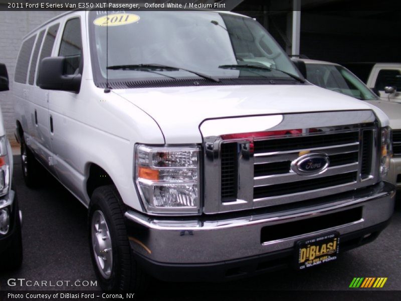 Oxford White / Medium Flint 2011 Ford E Series Van E350 XLT Passenger