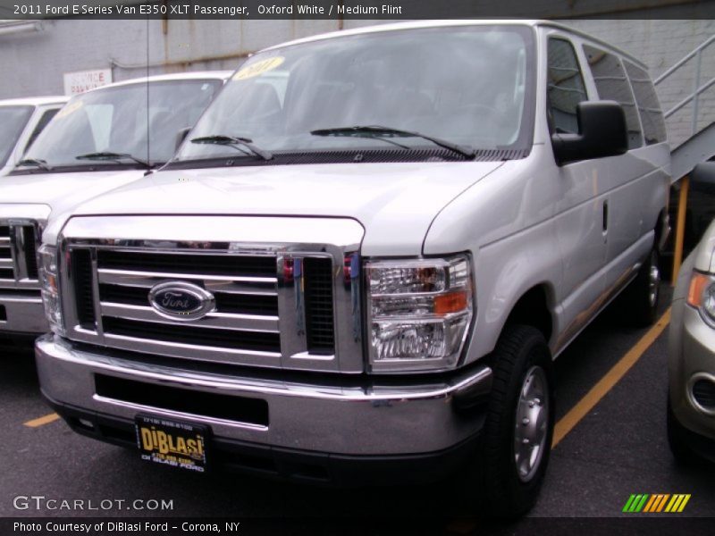 Oxford White / Medium Flint 2011 Ford E Series Van E350 XLT Passenger