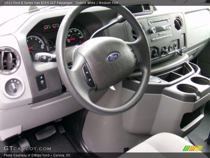 Dashboard of 2011 E Series Van E350 XLT Passenger