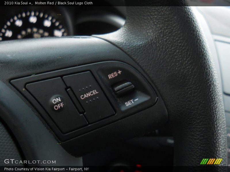 Molten Red / Black Soul Logo Cloth 2010 Kia Soul +