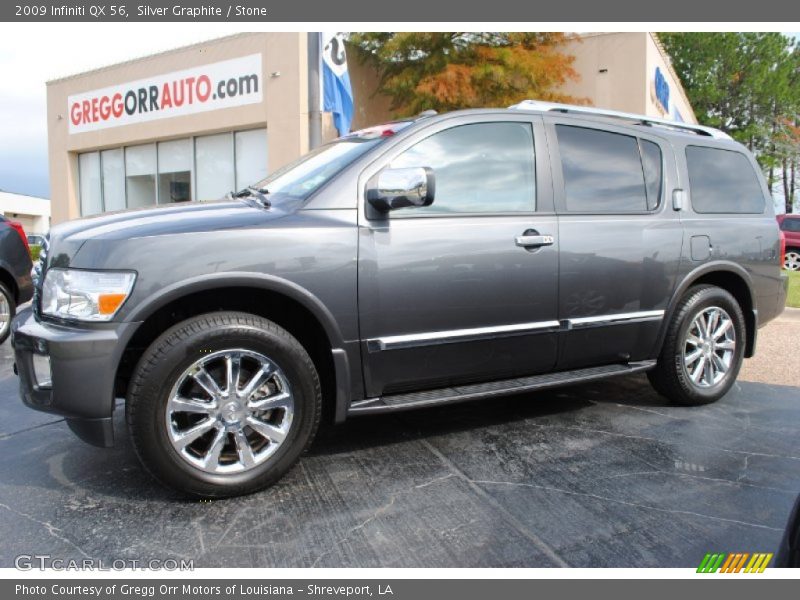 Silver Graphite / Stone 2009 Infiniti QX 56