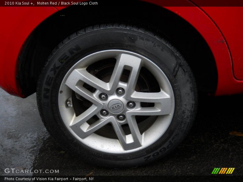 Molten Red / Black Soul Logo Cloth 2010 Kia Soul +