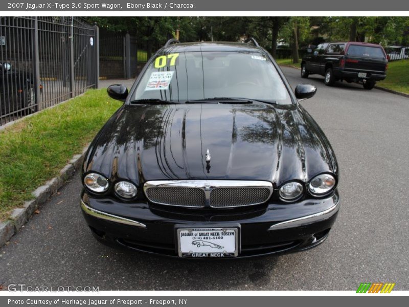 Ebony Black / Charcoal 2007 Jaguar X-Type 3.0 Sport Wagon