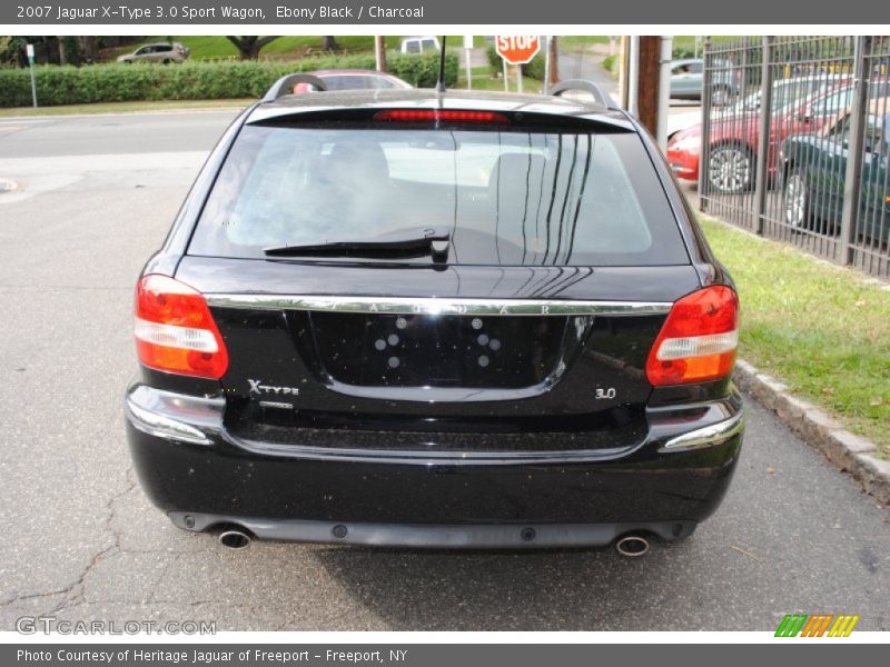 Ebony Black / Charcoal 2007 Jaguar X-Type 3.0 Sport Wagon