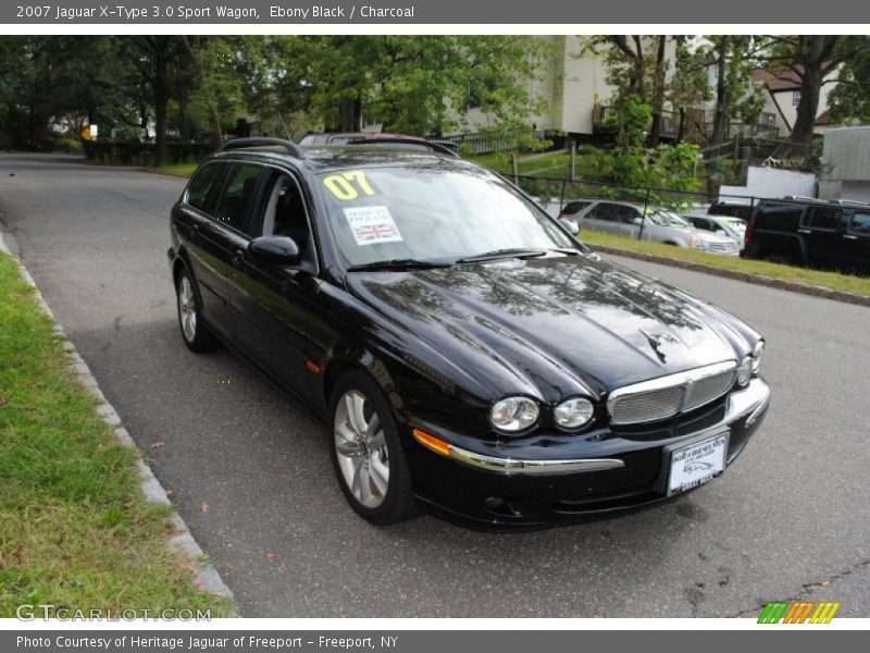 Ebony Black / Charcoal 2007 Jaguar X-Type 3.0 Sport Wagon