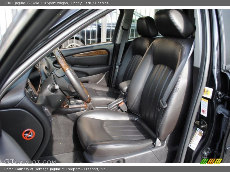  2007 X-Type 3.0 Sport Wagon Charcoal Interior