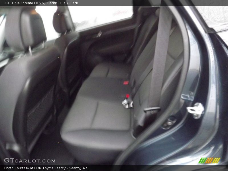 Pacific Blue / Black 2011 Kia Sorento LX V6