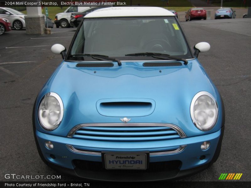 Electric Blue Metallic / Panther Black 2004 Mini Cooper S Hardtop