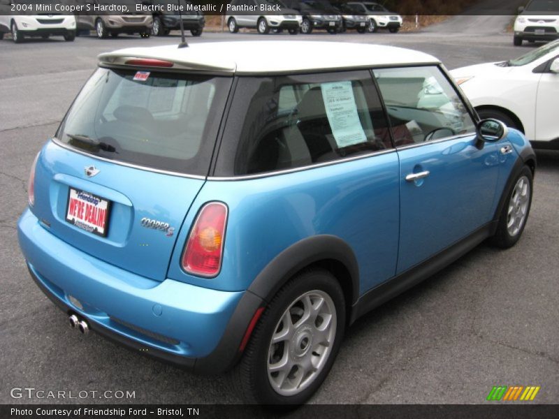 Electric Blue Metallic / Panther Black 2004 Mini Cooper S Hardtop
