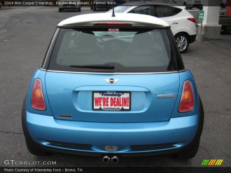 Electric Blue Metallic / Panther Black 2004 Mini Cooper S Hardtop
