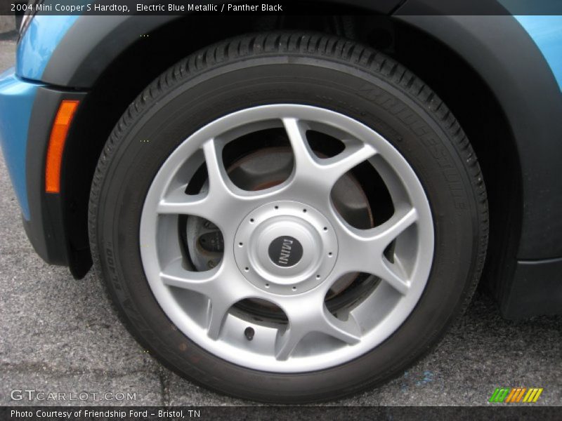Electric Blue Metallic / Panther Black 2004 Mini Cooper S Hardtop