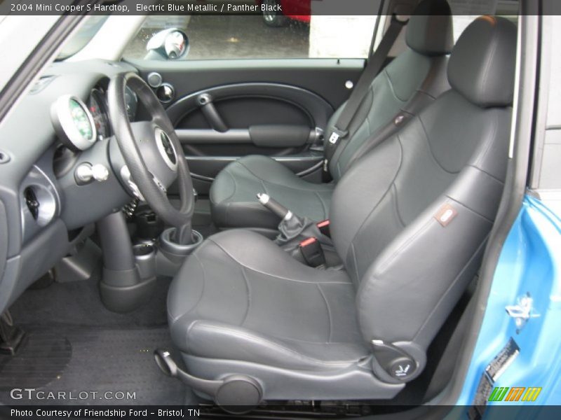 Electric Blue Metallic / Panther Black 2004 Mini Cooper S Hardtop