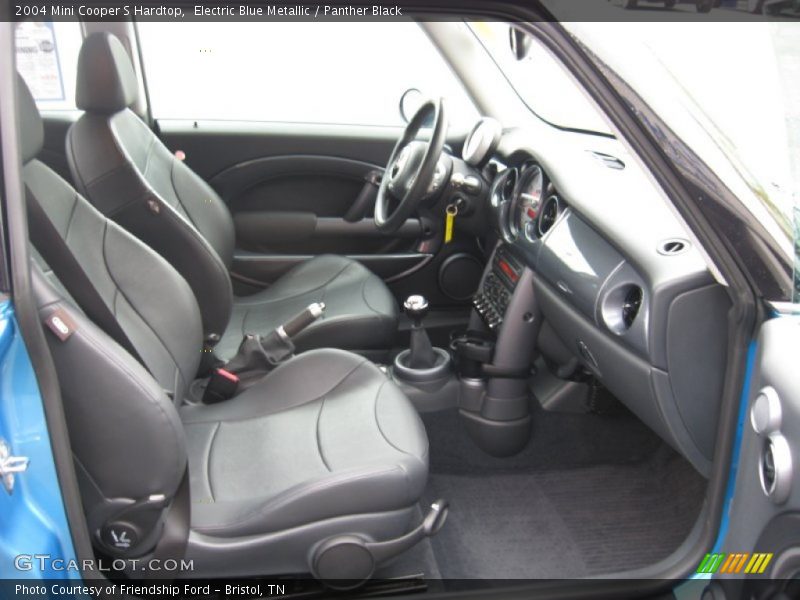Electric Blue Metallic / Panther Black 2004 Mini Cooper S Hardtop