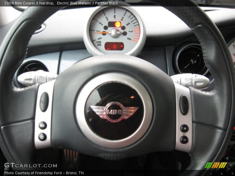 Electric Blue Metallic / Panther Black 2004 Mini Cooper S Hardtop