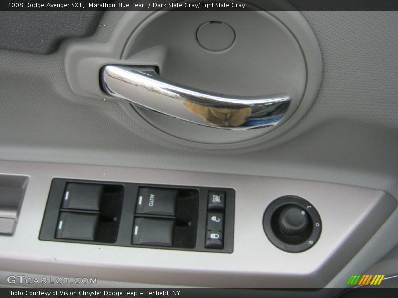 Marathon Blue Pearl / Dark Slate Gray/Light Slate Gray 2008 Dodge Avenger SXT