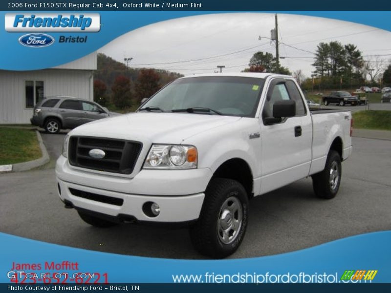 Oxford White / Medium Flint 2006 Ford F150 STX Regular Cab 4x4