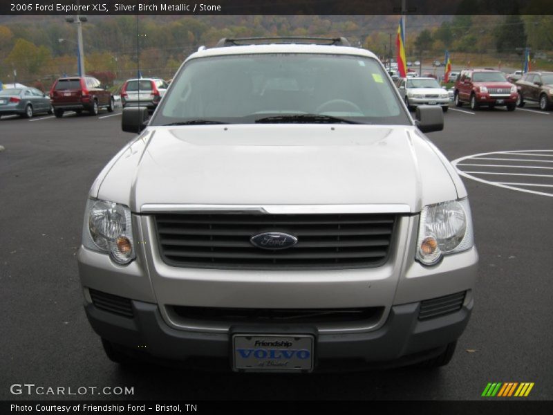 Silver Birch Metallic / Stone 2006 Ford Explorer XLS
