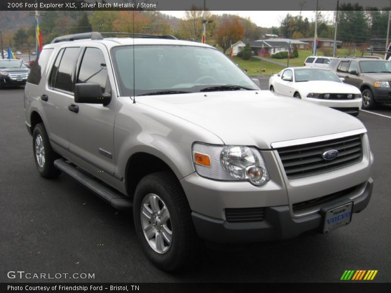 Silver Birch Metallic / Stone 2006 Ford Explorer XLS
