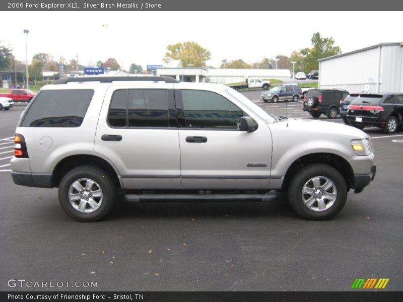 Silver Birch Metallic / Stone 2006 Ford Explorer XLS
