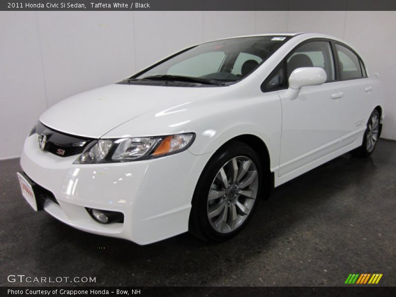 Taffeta White / Black 2011 Honda Civic Si Sedan