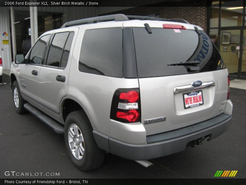 Silver Birch Metallic / Stone 2006 Ford Explorer XLS
