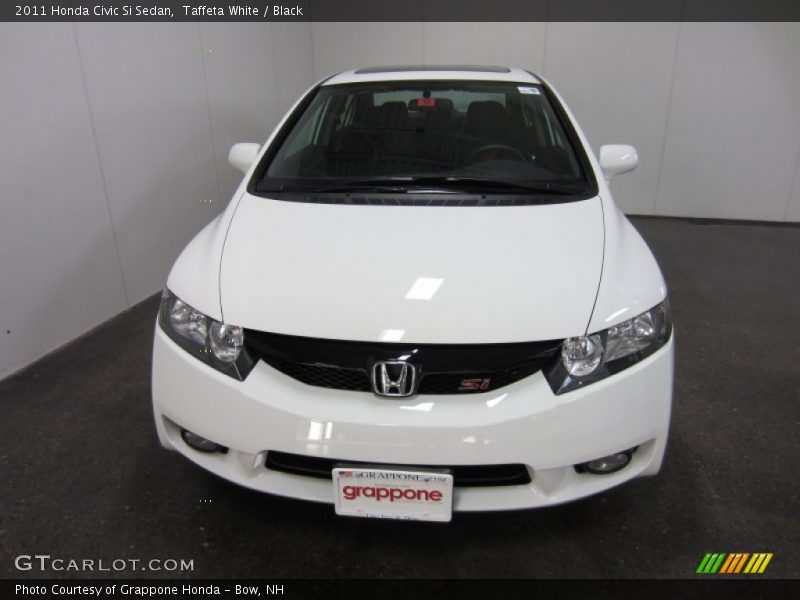 Taffeta White / Black 2011 Honda Civic Si Sedan