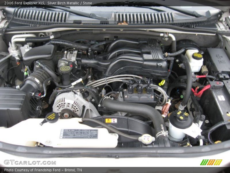 Silver Birch Metallic / Stone 2006 Ford Explorer XLS