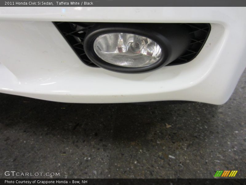Taffeta White / Black 2011 Honda Civic Si Sedan
