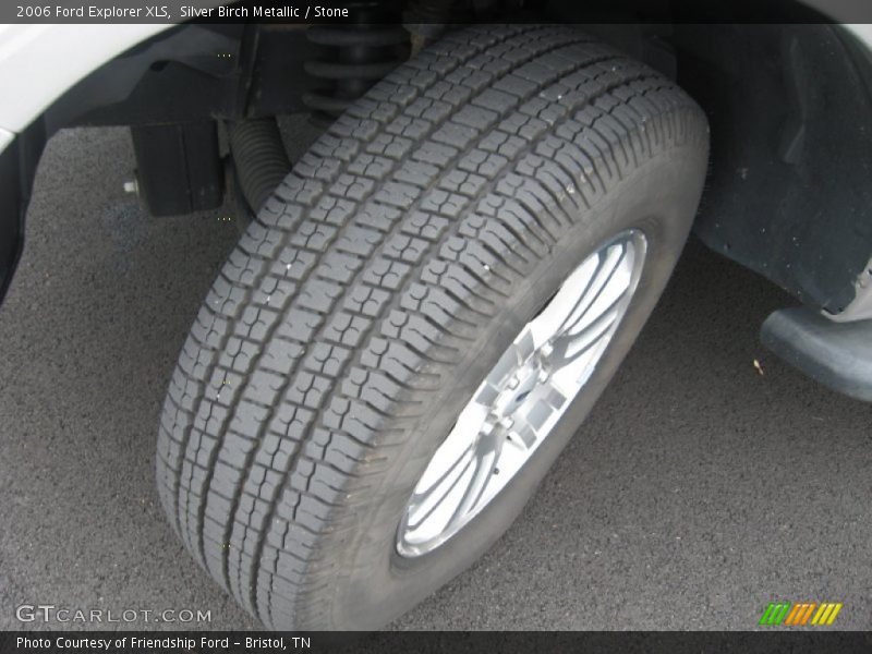 Silver Birch Metallic / Stone 2006 Ford Explorer XLS