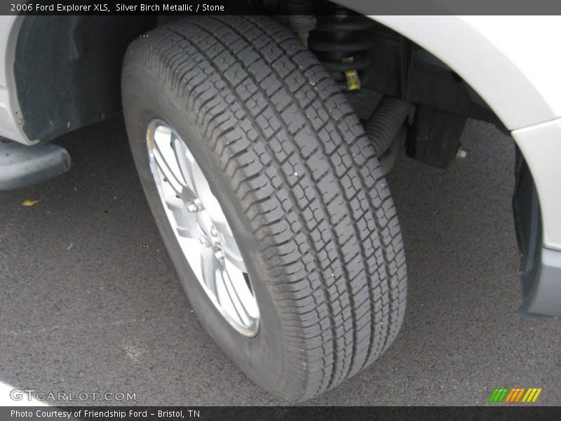 Silver Birch Metallic / Stone 2006 Ford Explorer XLS