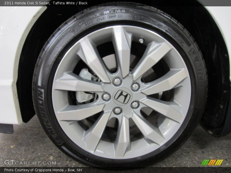 Taffeta White / Black 2011 Honda Civic Si Sedan
