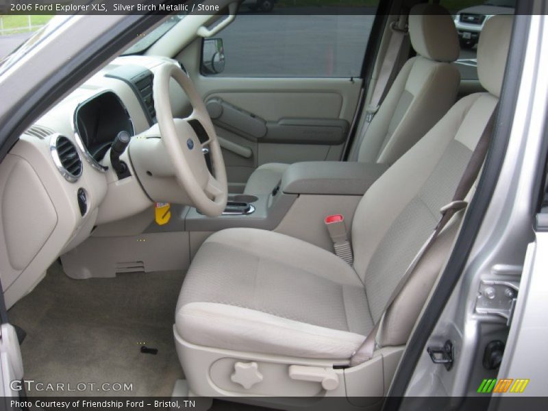 Silver Birch Metallic / Stone 2006 Ford Explorer XLS