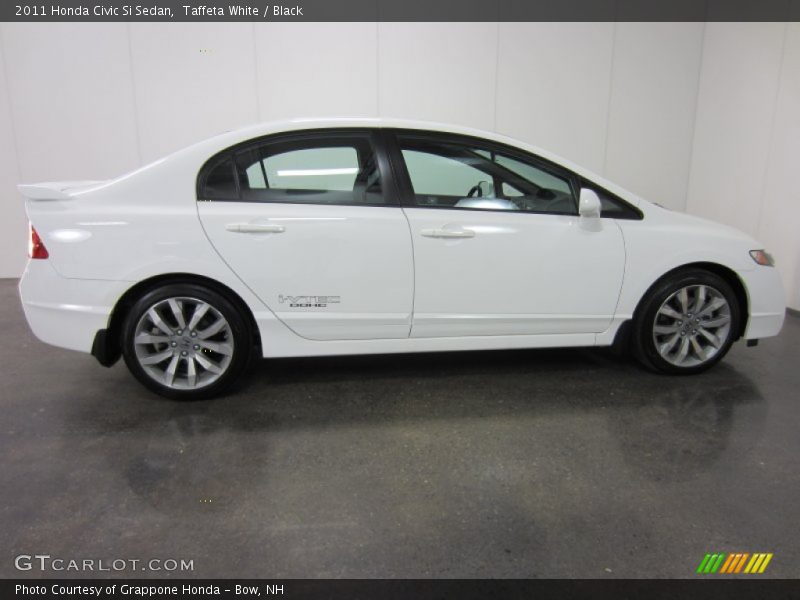 Taffeta White / Black 2011 Honda Civic Si Sedan