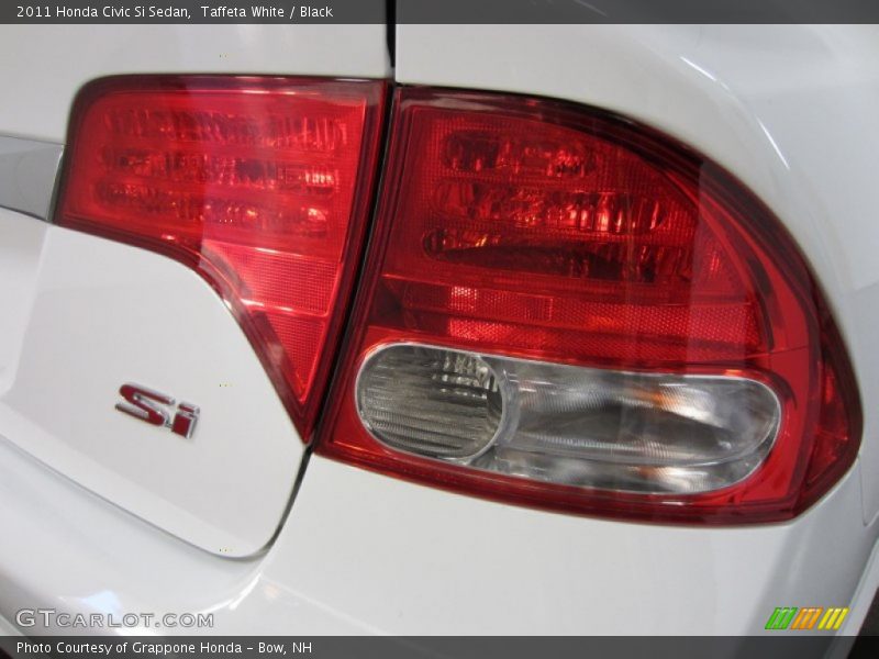 Taffeta White / Black 2011 Honda Civic Si Sedan
