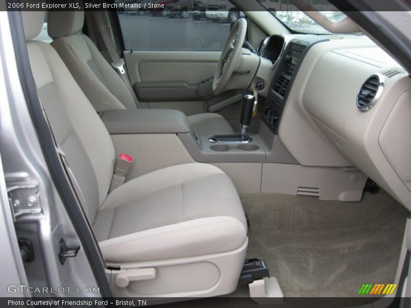 Silver Birch Metallic / Stone 2006 Ford Explorer XLS