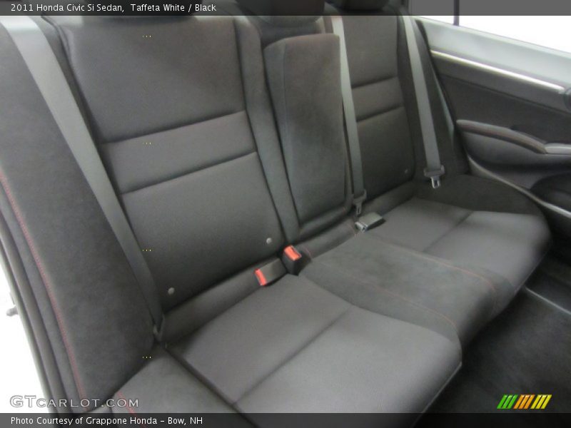Taffeta White / Black 2011 Honda Civic Si Sedan