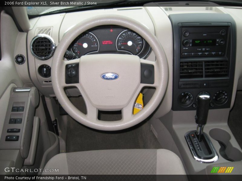 Silver Birch Metallic / Stone 2006 Ford Explorer XLS