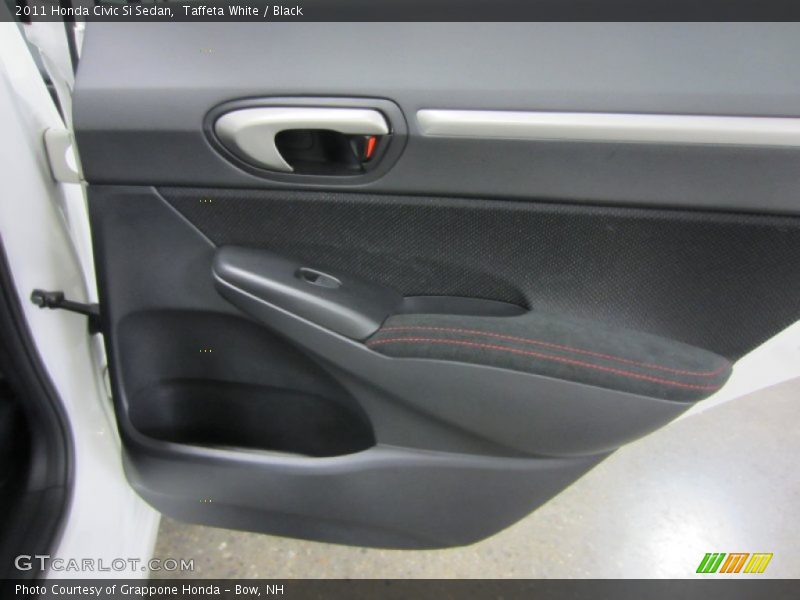 Taffeta White / Black 2011 Honda Civic Si Sedan