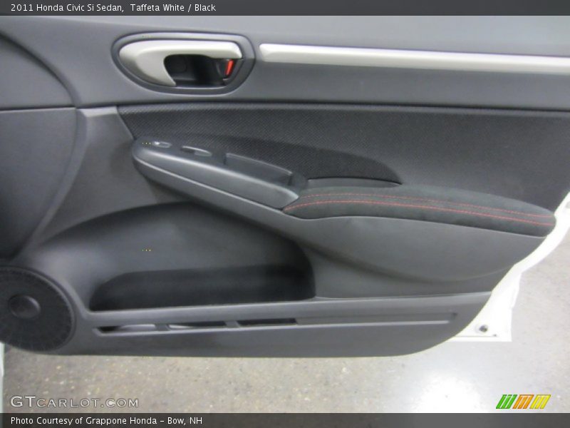 Taffeta White / Black 2011 Honda Civic Si Sedan