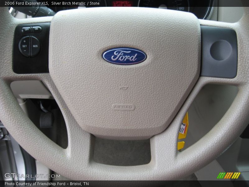 Silver Birch Metallic / Stone 2006 Ford Explorer XLS