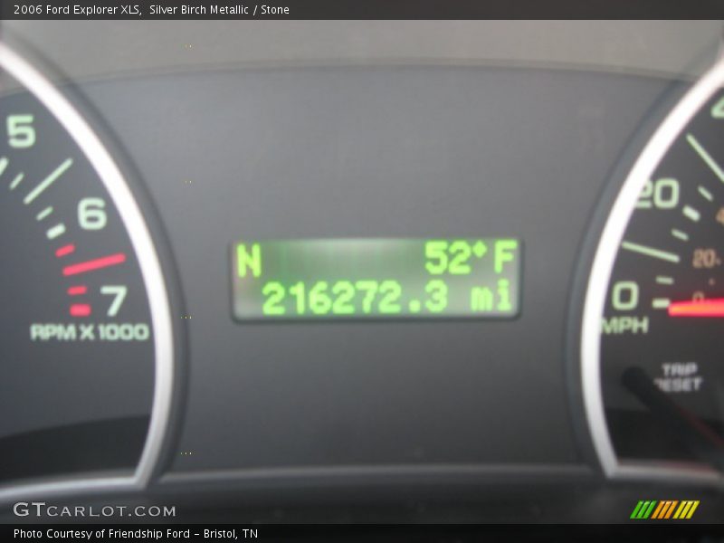 Silver Birch Metallic / Stone 2006 Ford Explorer XLS