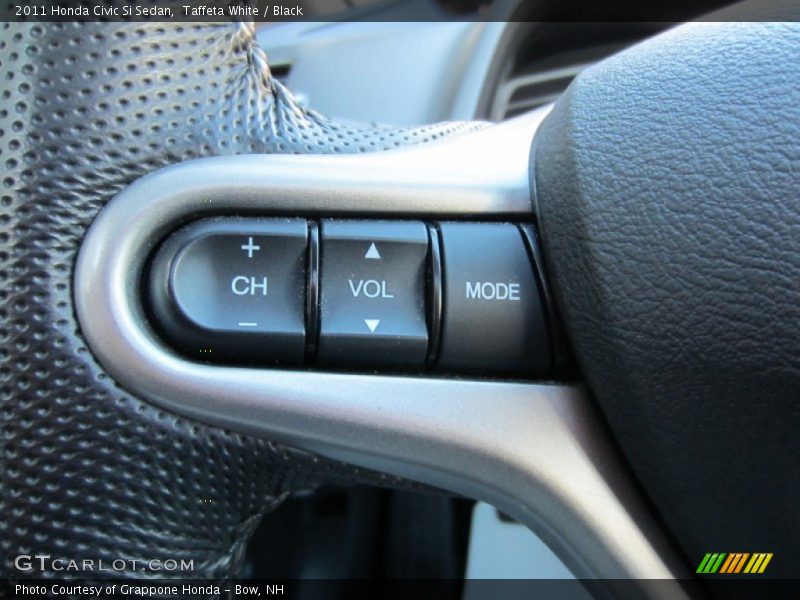Taffeta White / Black 2011 Honda Civic Si Sedan